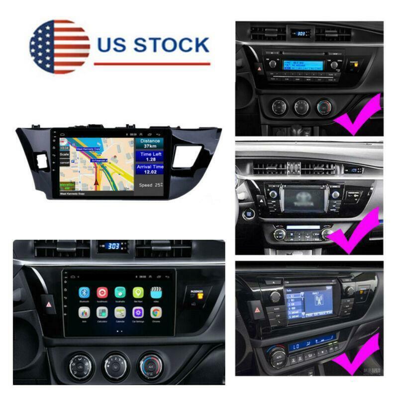 Android 10.1 Stereo Radio GPS Navigation Head Unit Fit For 14-16 for Toyota for Corolla