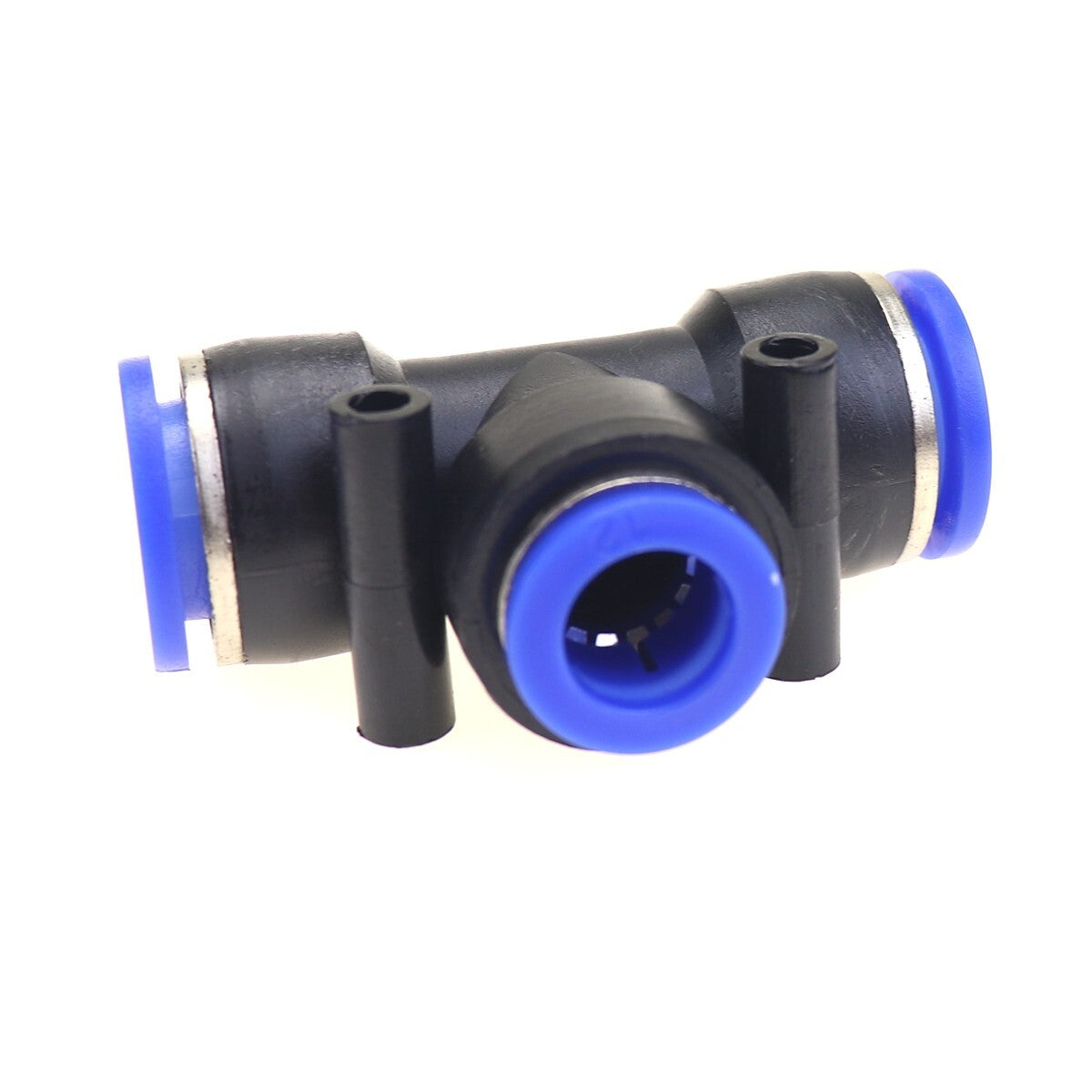 6X Pneumatic Reduced Tee Union Push In Fitting Tube OD 5/8 To OD 1/2 One Touch