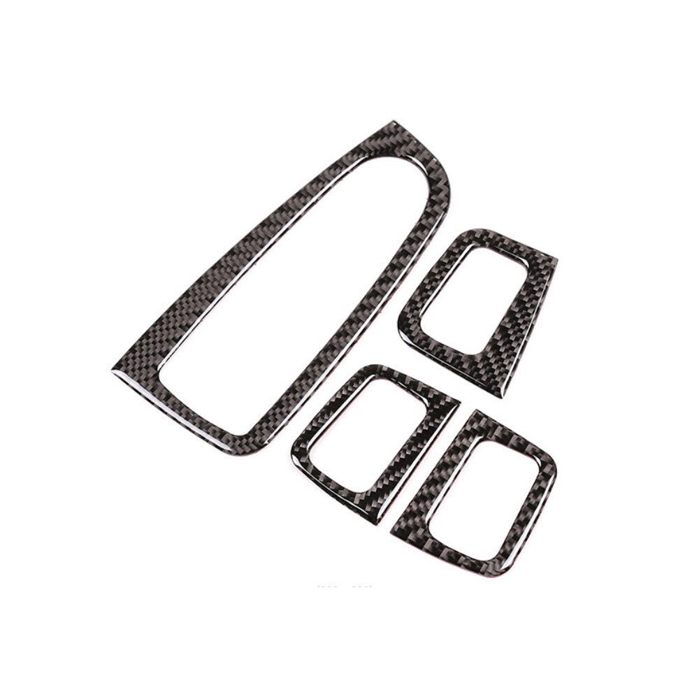 Carbon Fiber Window Lift Switch Button Trim for Benz C GLC Class W205 X253 15-19