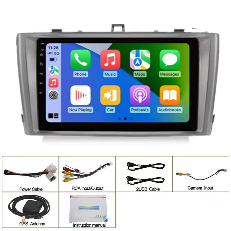 Car WiFi Android Radio Multimedia GPS Carplay Autoradio Stereo For 08-15 Avensis