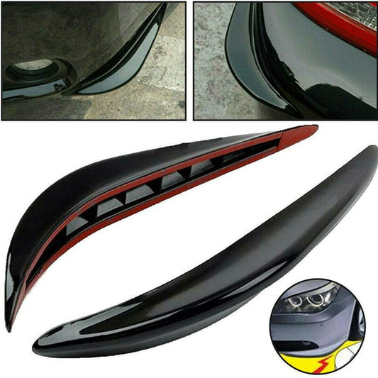 2P Car Bumper Protector Strips Guard Corner Anti-collision Protective Trim Strip