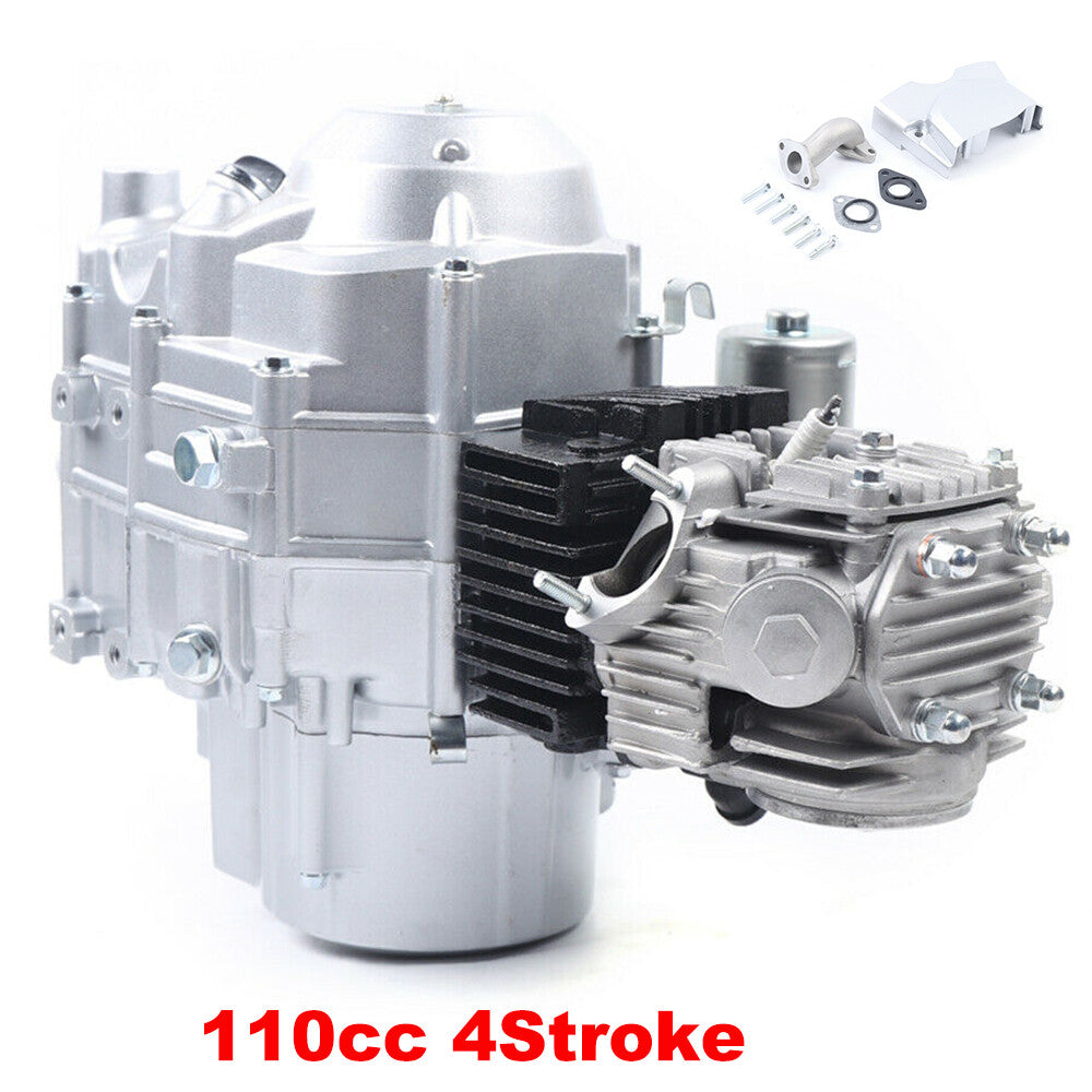 110cc 4Stroke Engine Motor Electric Start For 50cc 70cc 90cc 110cc ATV GO Kart