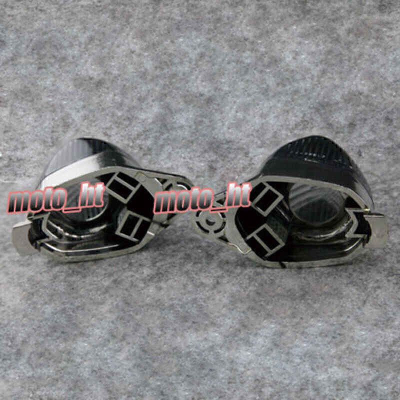 Fit for Kawasaki ZX10R 04-05 ZX6R 05-06 Smoke Rear Turn Signal Light Lens 2PCS
