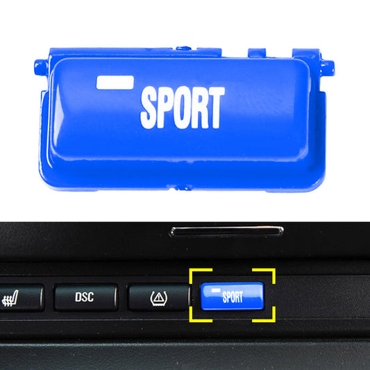 for BMW E Chassis 3 Series E46 M3 1998-2004 Sport Mode Switch Button Cover Blue