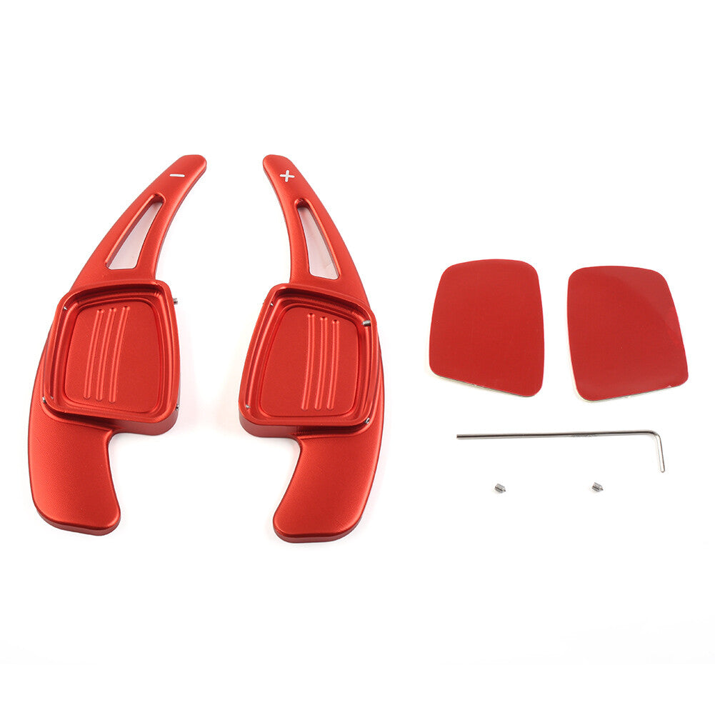 Steering Wheel Shift Paddle Shifter Fit for Audi A3 A4L A5 A6L S3 S4 Q2 Q5L Q7 Red