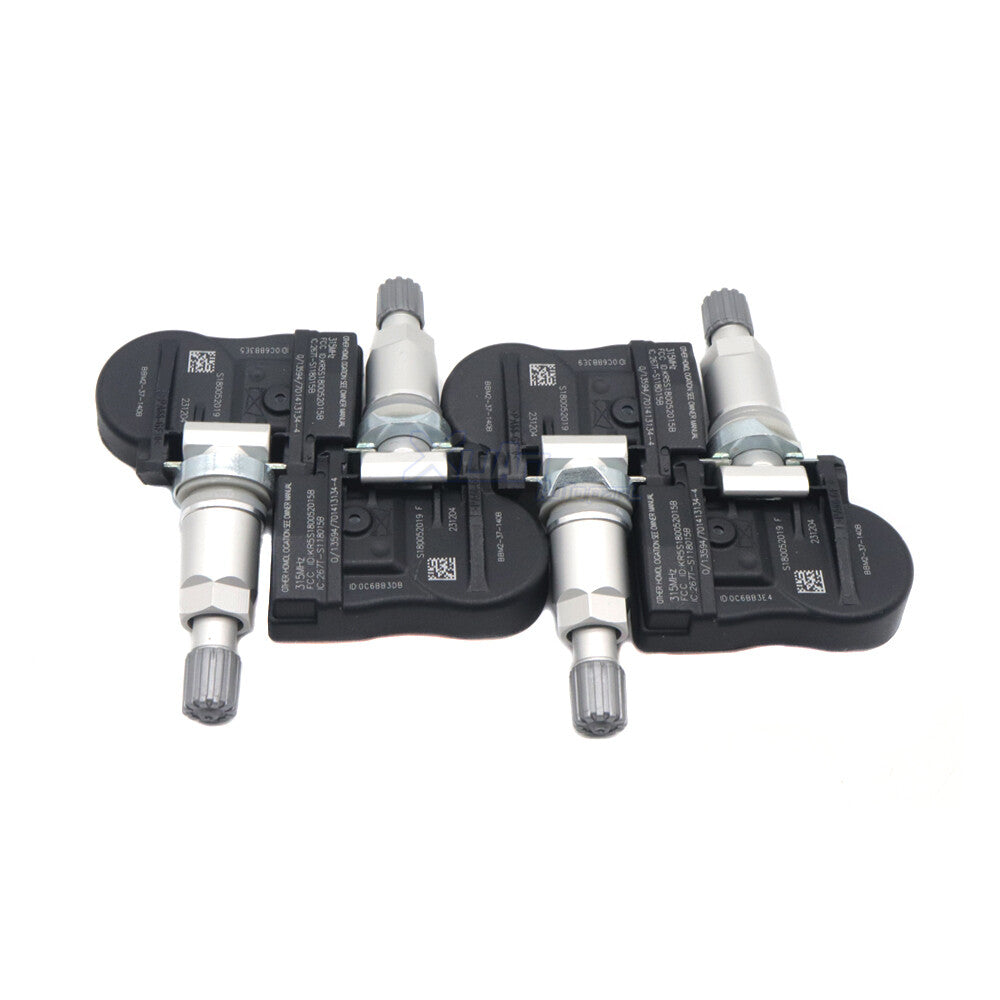 BBM2-37-140B New TPMS Tire Pressure Sensor Package (4 Pieces) for Mazda 2, 3, 5, 6, MX, CX