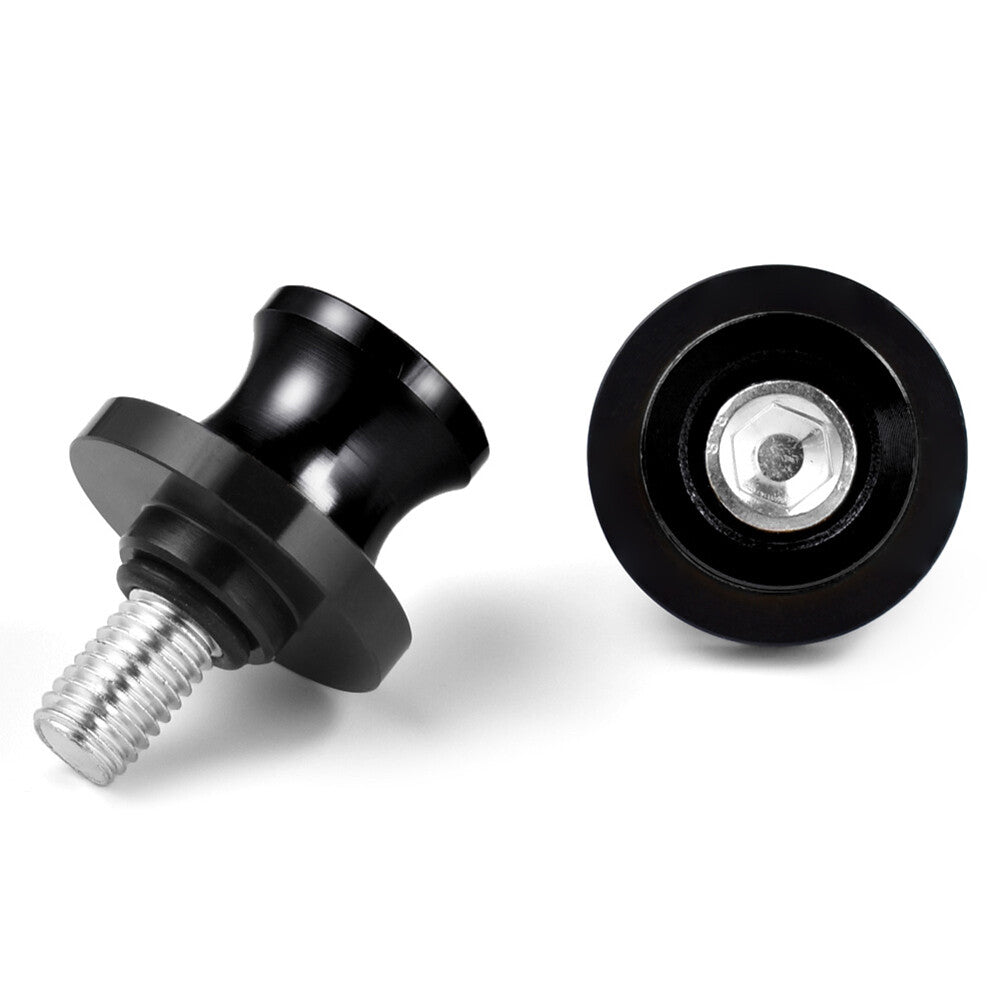 8MM Swingarm Spools Slider Stand Screw for Honda CBR 600 900 1000 RR Black 2PCs