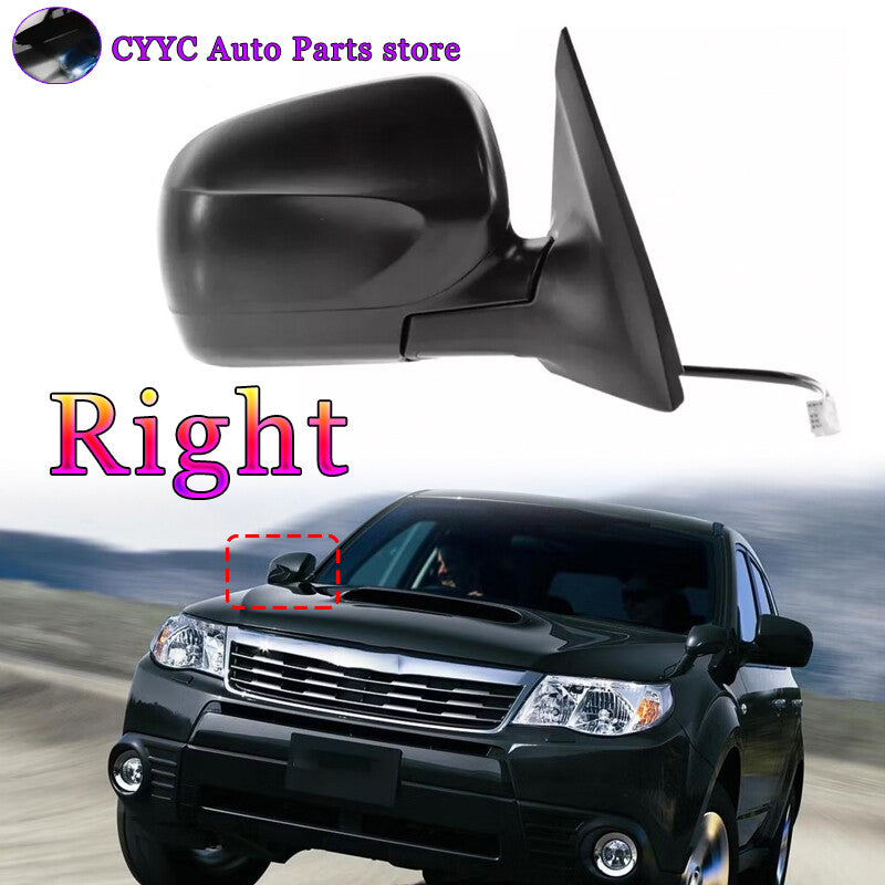 Right Power Heated Smooth Black side Mirror 7Line For 2009-2010 for Subaru Forester