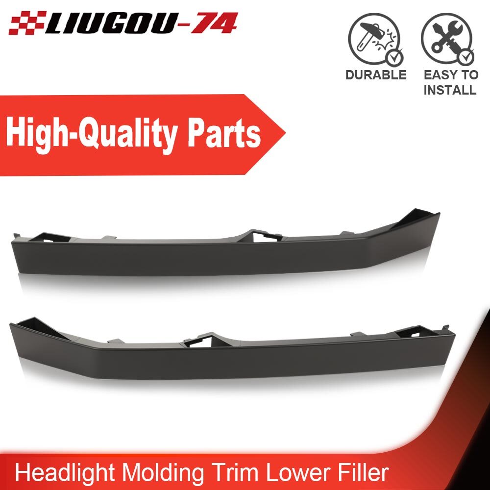 1 pair of underfill material for the headlight molding trim of for Nissan 04-15 Titan Armada QX56