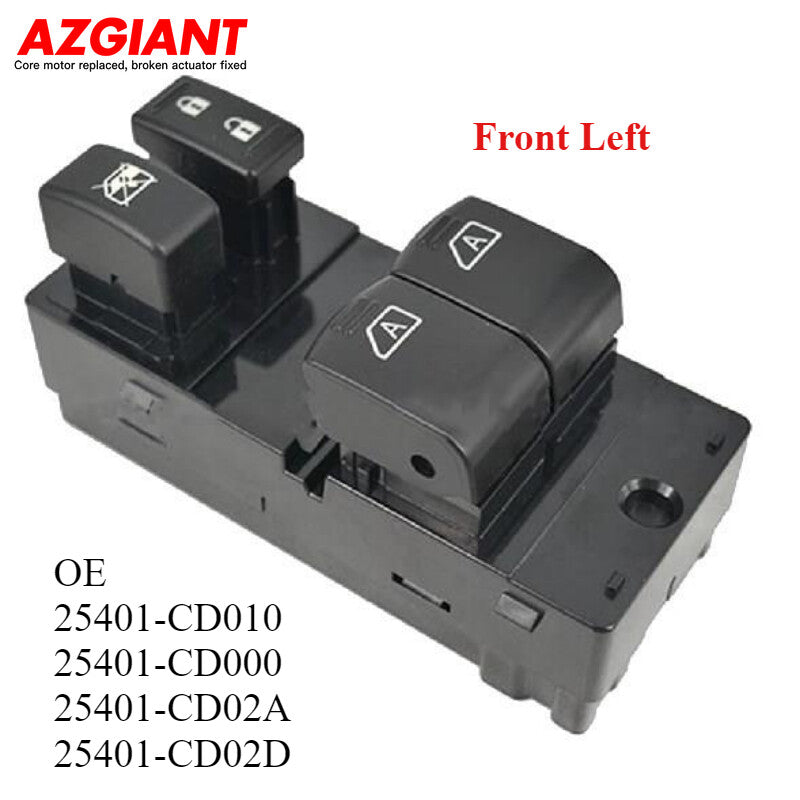 Front Left Master Driver Side Power Window Switch for 2003 - 2004 for Nissan 350Z