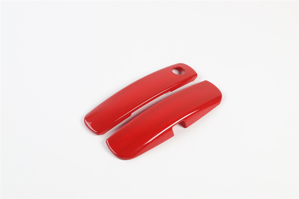 2¡ÁRed ABS Side Door Handle Panel Trim for Dodge for Challenger 2012-2023 Accessories