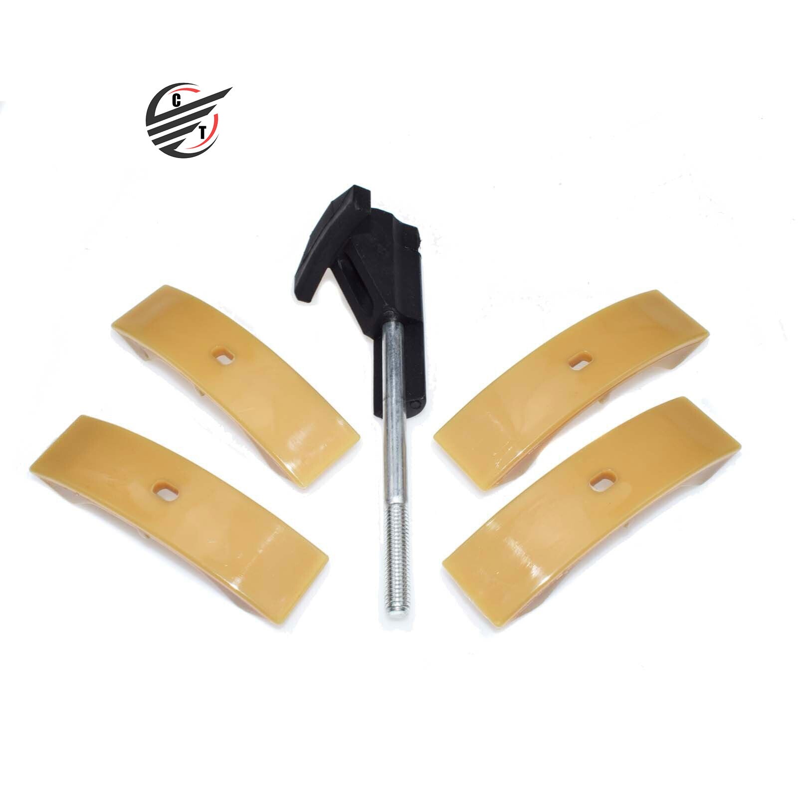for Audi for VW 1.8L 1.8T Timing Camshaft Chain Tensioner Shoe Pads Halter Set of 5