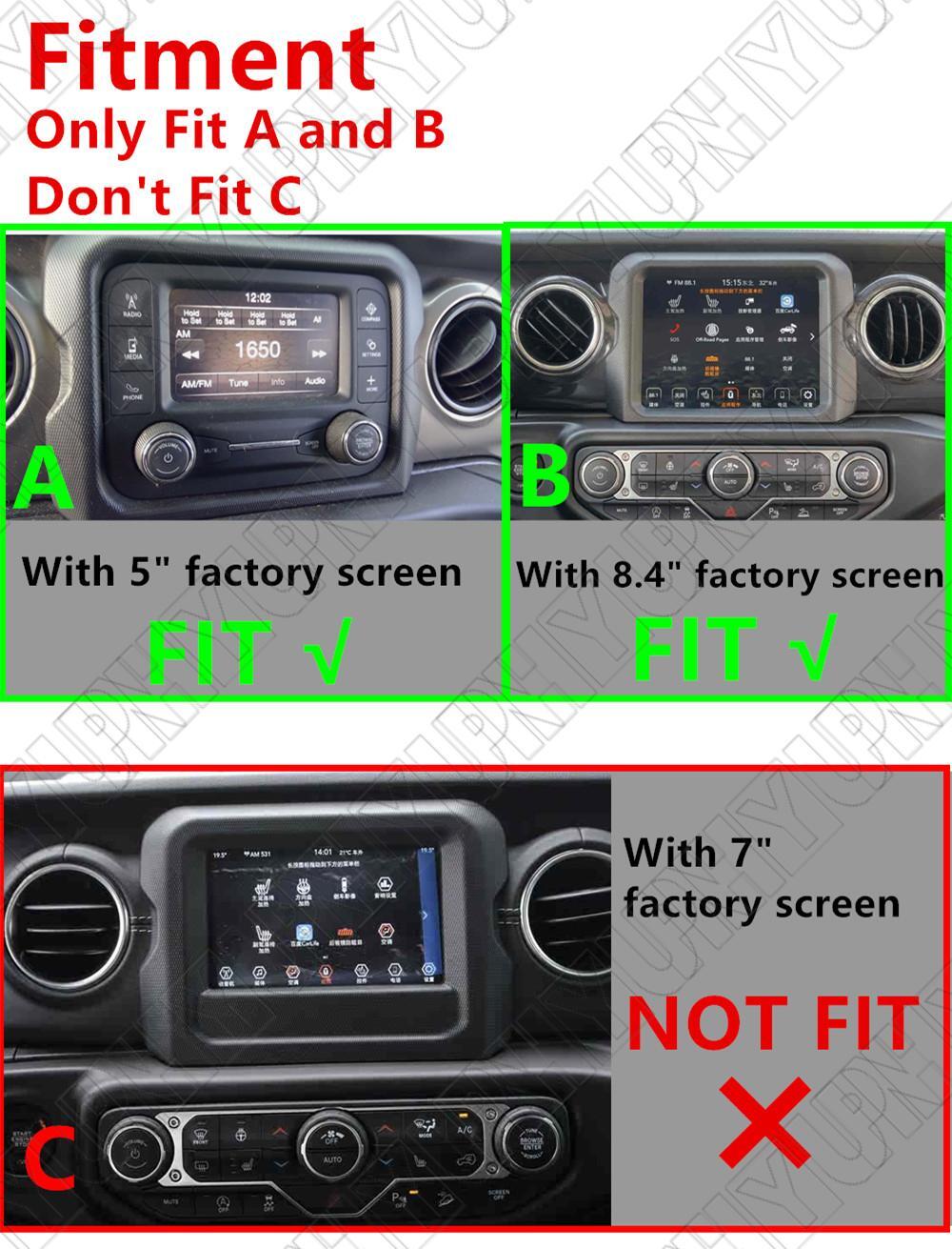 8.4 For 2018-24 for Jeep Gladiator for Wrangler JL Carplay 4+32GB Stereo Radio GPS Wifi