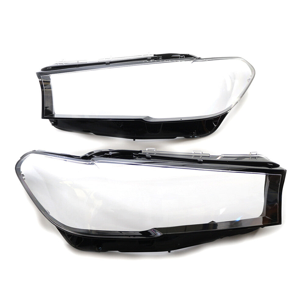 2x Headlight Headlamp Lens Cover Left Right for BMW 5 Series G30 2020-2022 cl