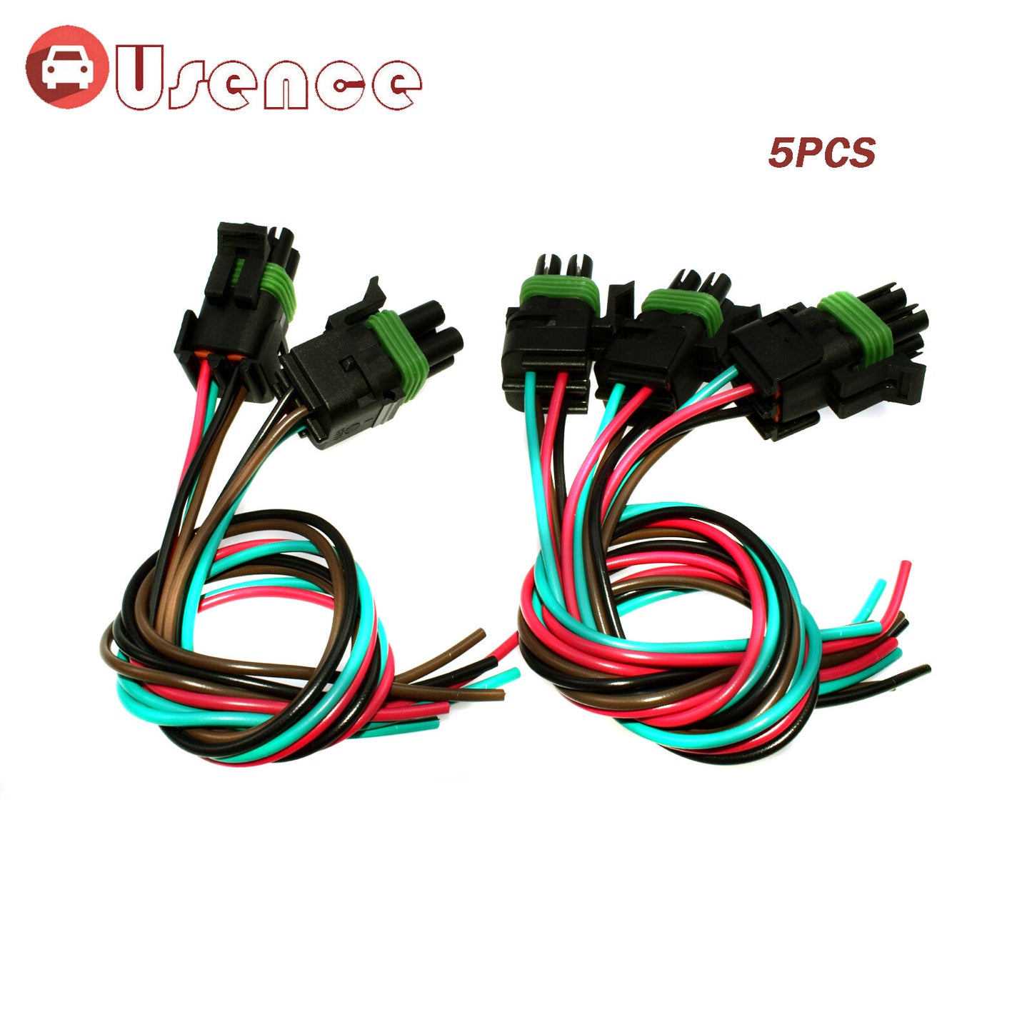 5Pcs IAC Valve Connector Wiring Pigtail 4 way For 85-95 GM for GMC C2500 C2500 PT127