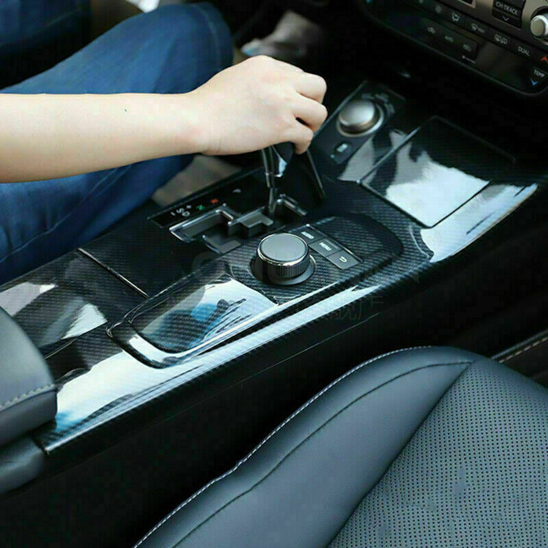 2013-2017 for Lexus ES200/250/300h Carbon Fiber Gear Shift Panel Molding Trim4