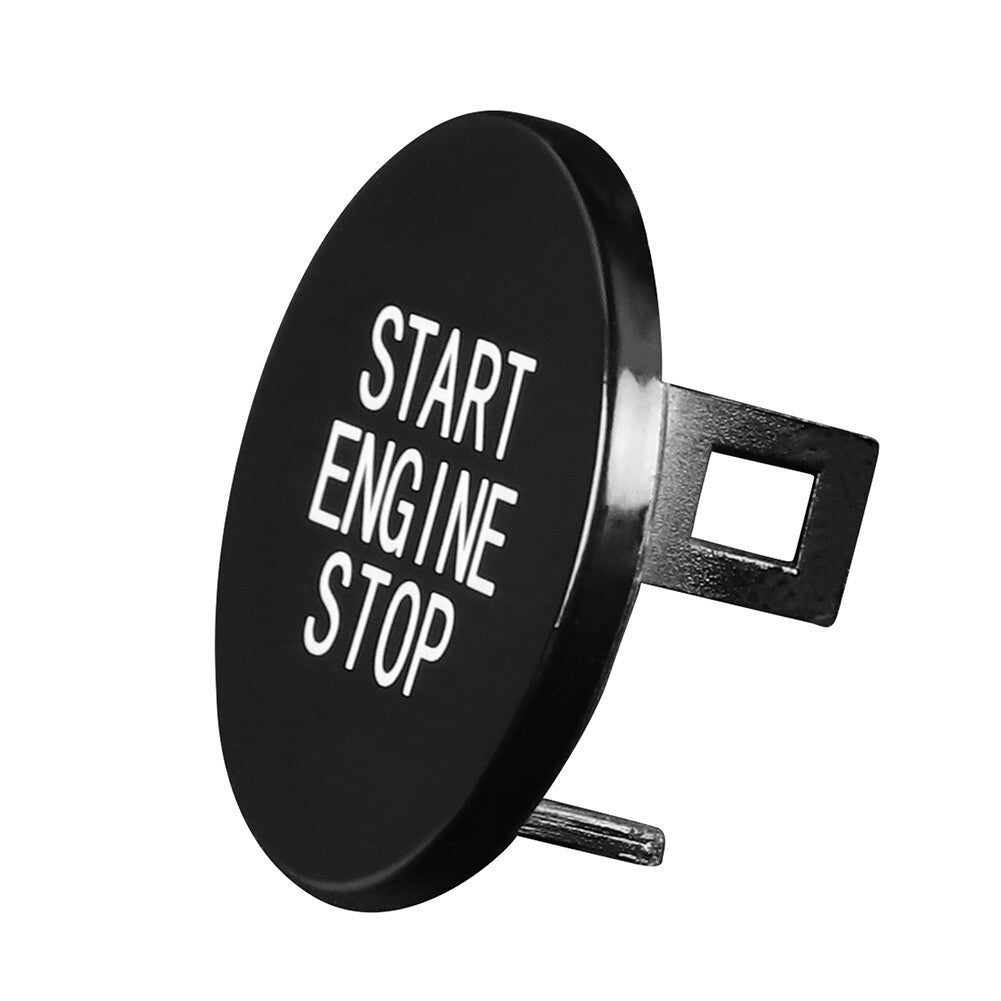 Car Engine Start Stop Button Switch Cover Trim ABS Fit for BMW 3/8/X Series Black
