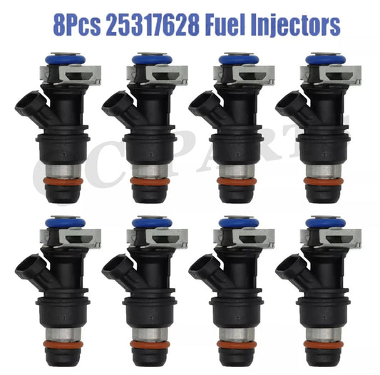 8 genuine fuel injectors for 99-07 for Chevrolet Silverado for GMC 4.8/5.3/6.0L 17113553