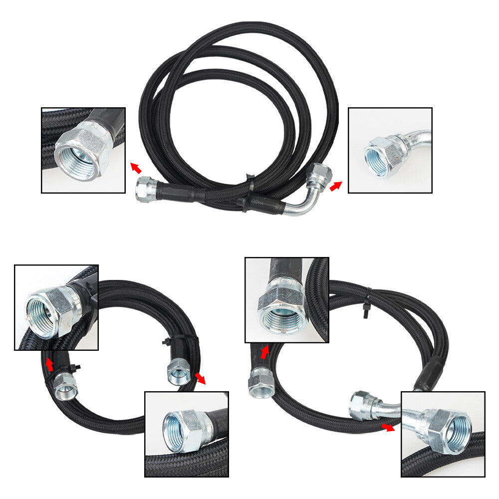 Transmission Cooler Hoses Lines Kit For 2003-2007 for Dodge for Ram 2500 3500 5.9L 48RE