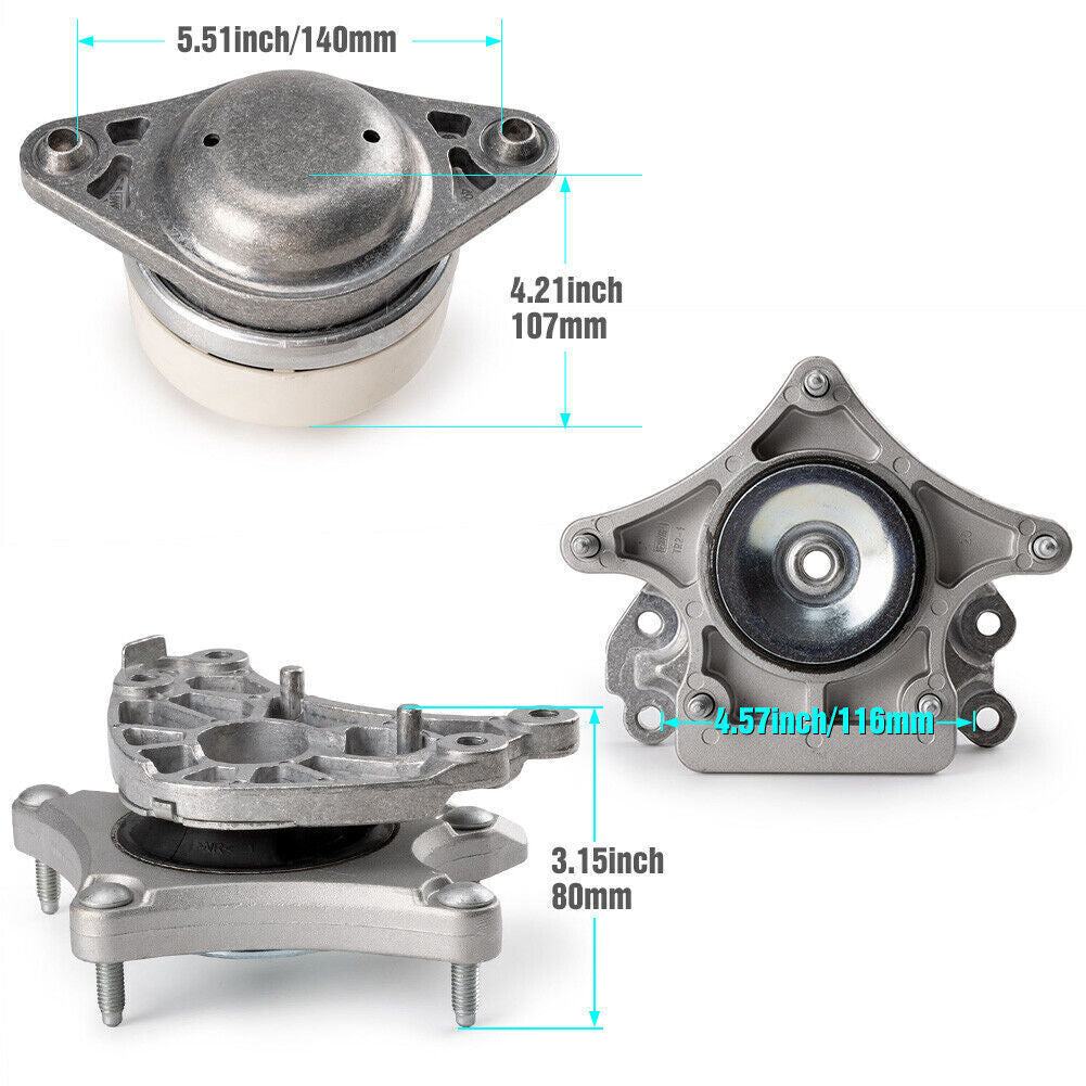 3x 2042402017 Engine motor and transmission mounts for Mercedes-Benz E350 2010-2016
