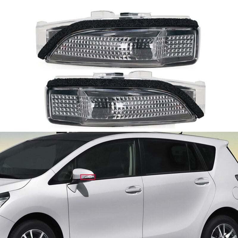 Pair Rear view Mirror Turn signal Light for Toyota Auris C-HR for Corolla Verso