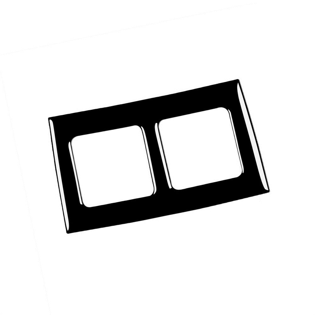 Piano Black Rear Vent Air Outlet Cover Trim for Dodge for Challenger 2008-2014