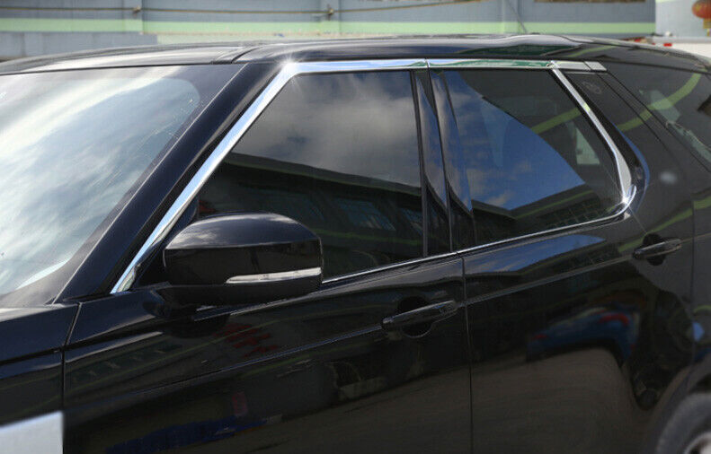 for Land Rover Discovery 5 17-2020 Chrome Steel Windows Sill Molding Strip Trim
