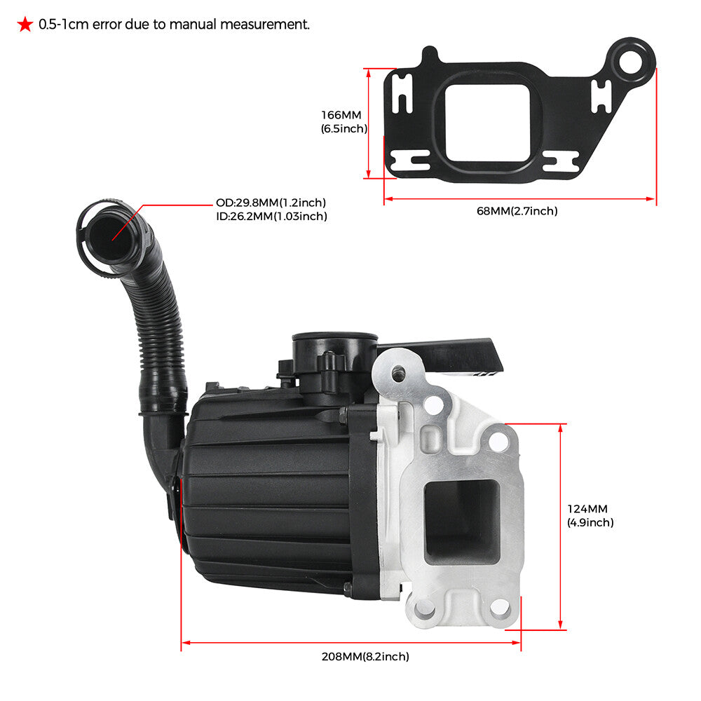 For 2010-Present Detroit DD13/15 for Mack MP8 Oil Separator Crankcase Ventilation