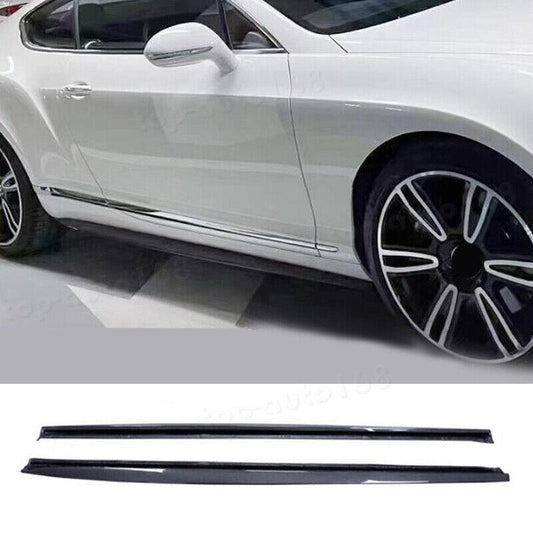 Carbon fiber side skirt boilers are suitable for the side profiles of the for Bentley GT 2012-2016.