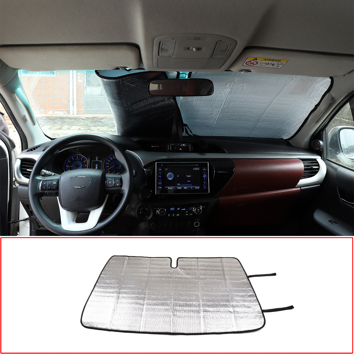 Car window sunshade, sunshade, UV protection sunshade, suitable for Ford Ranger 2015 - 21