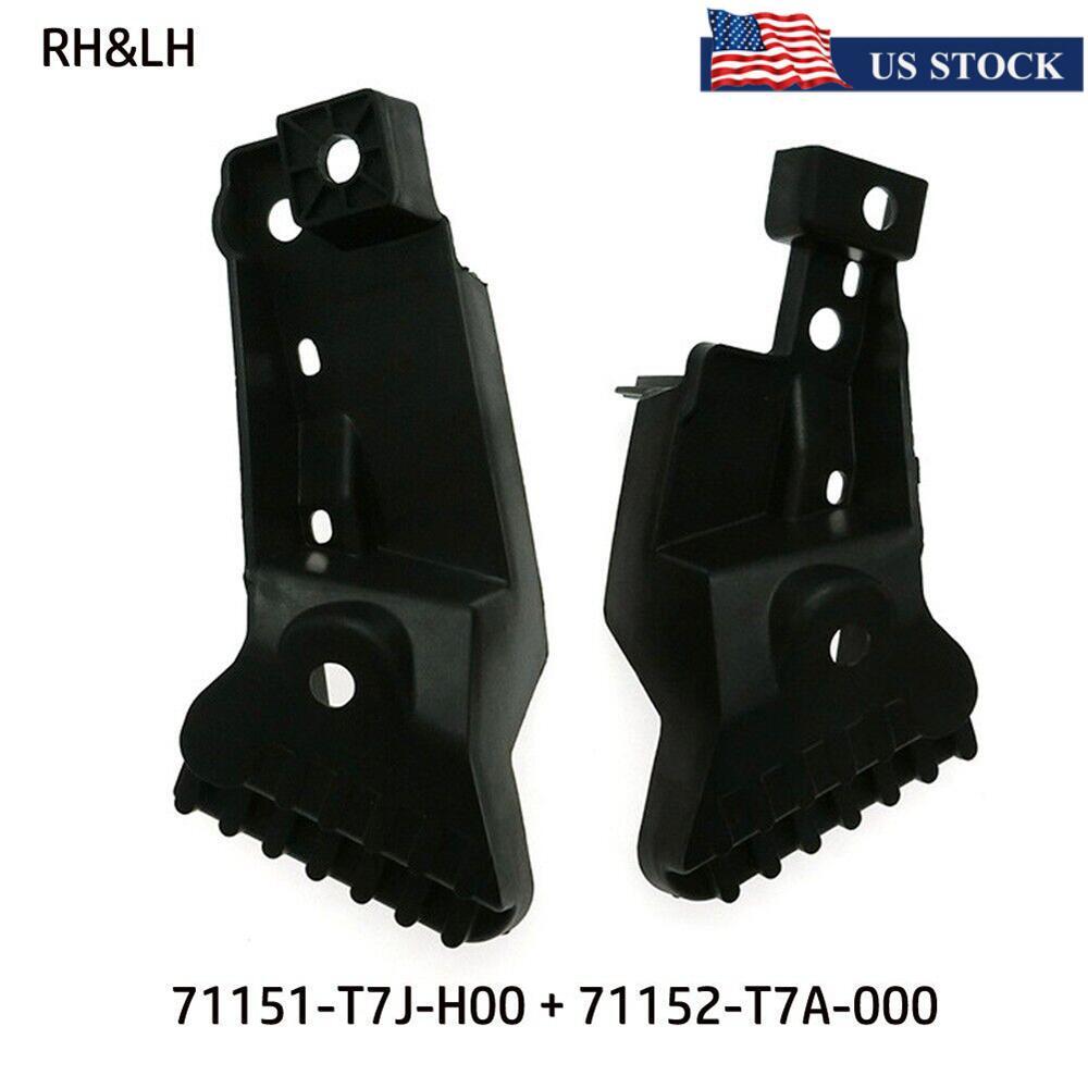 1Pair Front RHLH Grille Bumper Brackets Reinforcement Beam for Honda 16-18 HR-V