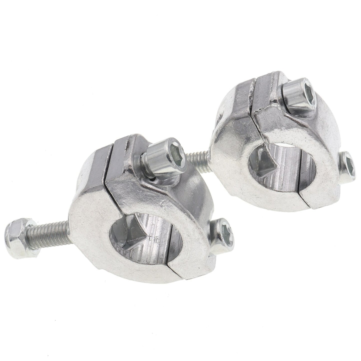 Motorcyle 22mm Handlebar Bar Risers Mount Bracket Clamp Taper 2 Strok Dirt Bike