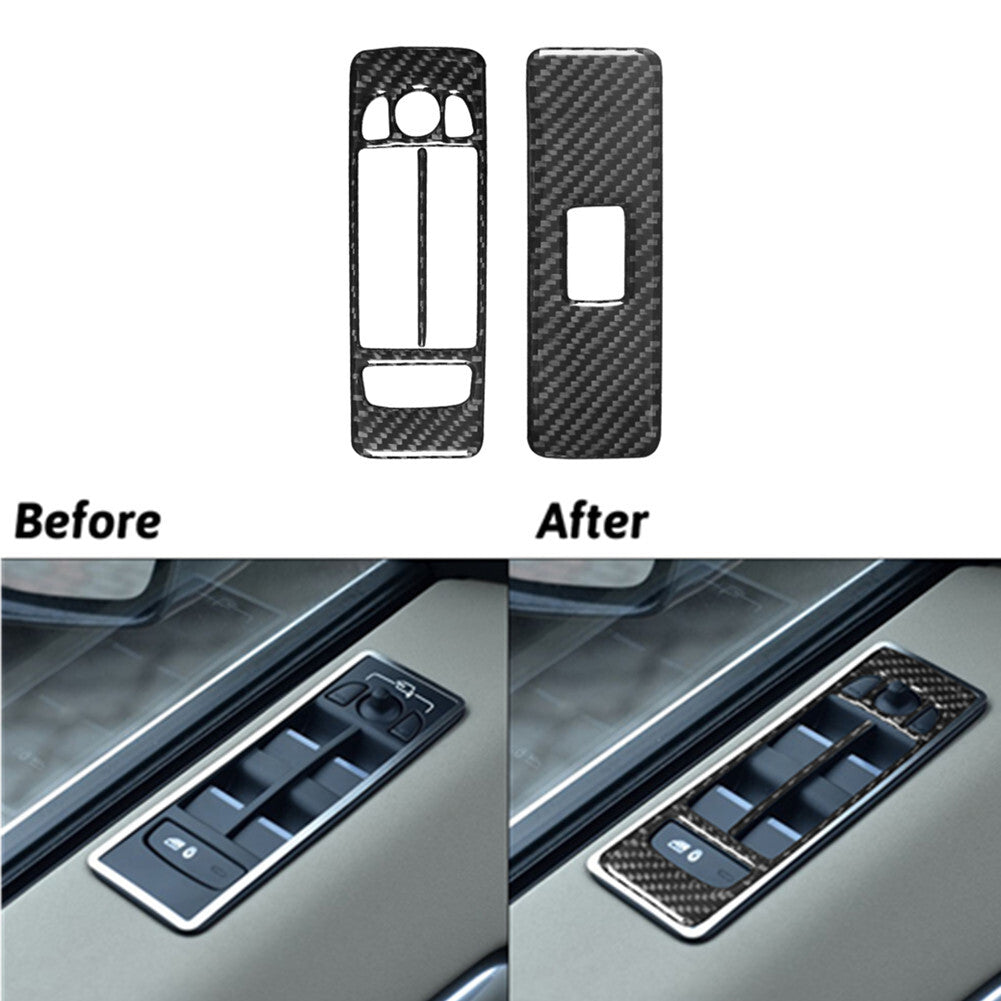 Carbon Fiber Power Window Control Trimming for Land Rover Discovery Sport 2015-19