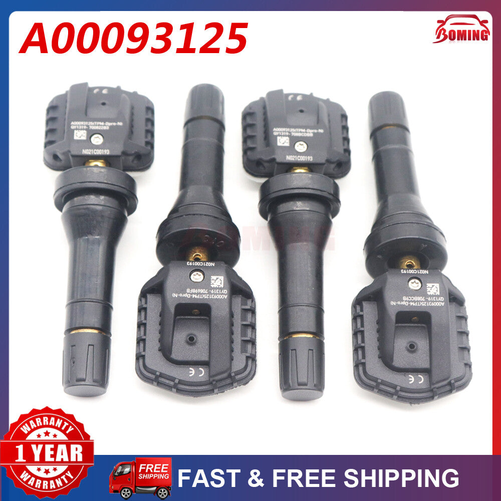 A00093125 4 new TPMS Tire Pressure Sensors for Beijing Ruibike BAIC BJEV EU5 EU7