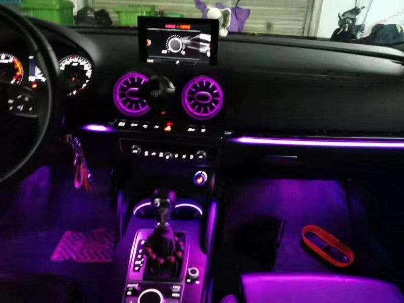 64 color Illuminated Retrofit LED ambient light for Audi A3 S3 RS3 8V 2019-2020