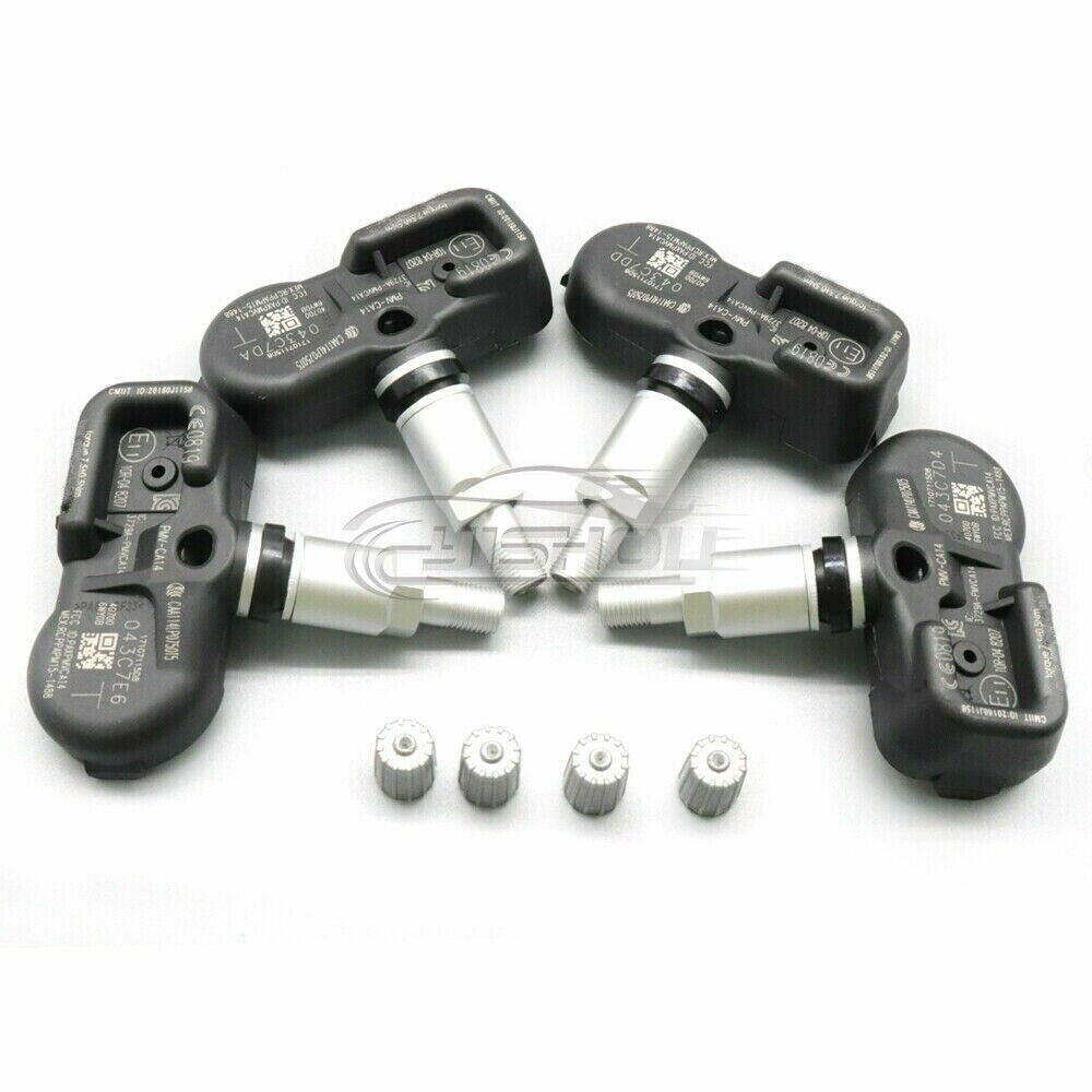 4PCS 40700-EZ00A PMV-CA14 433Mhz Tire Pressure Monitoring Sensor TPMS for Nissan