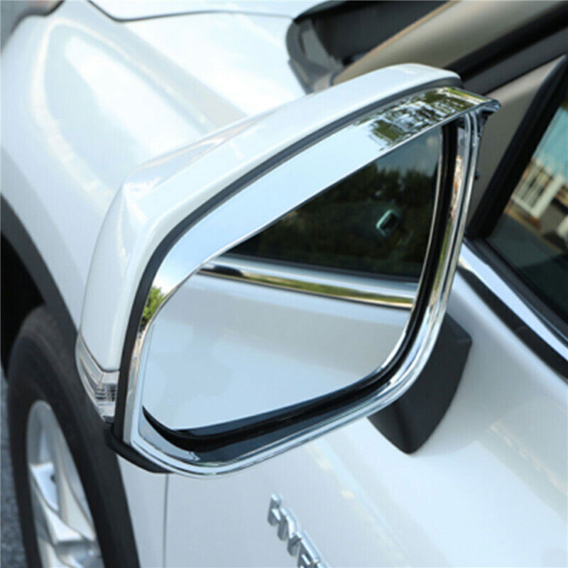 for Toyota Venza 2021-2024 ABSChrome Rearview Mirror Rain Eyebrows Cover Trim 2P