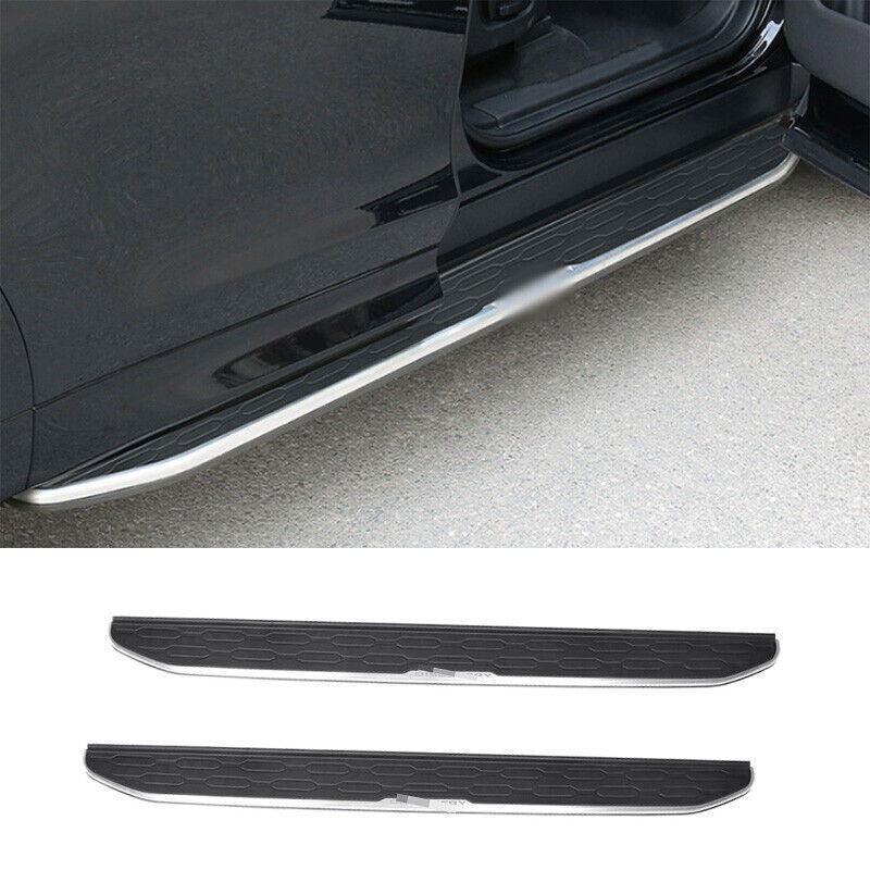 Fit For Discovery Sport 2020-25 Black Running Board Side Step Nerf Bar Pedal 2X