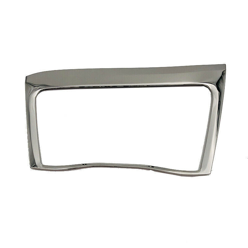 Middle Console Navigation Panel Trim for Honda CRV CR-V 2012-2016 Chrome Steel