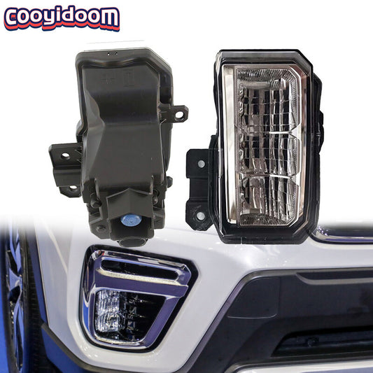1 Dual LED DRL Fog Lights with Automatic Bumper Lights for Subaru Forester SK 2019-2011
