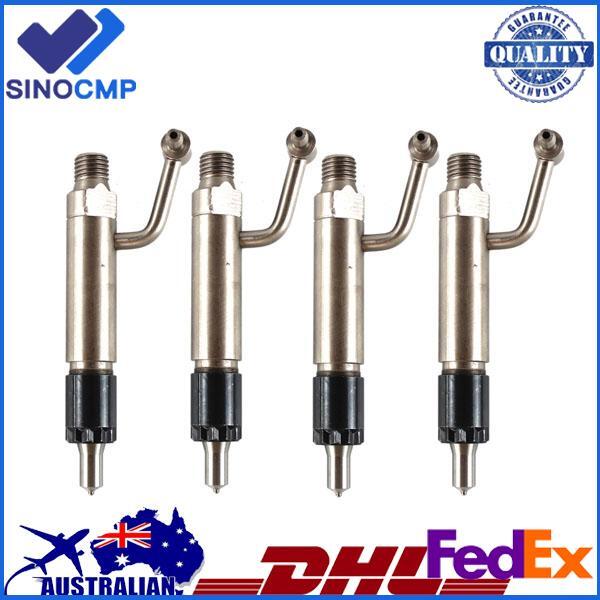 4PCS Fuel Injectors 729503-53100 For Yanmar Komatsu Engine 4D84E 4D88E 4TNE88