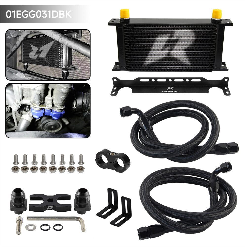 AN10 19 Row Oil Cooler Kit for BMW E82 135i E36 M3-Euro E46 M3 E90 E92 E93 335i