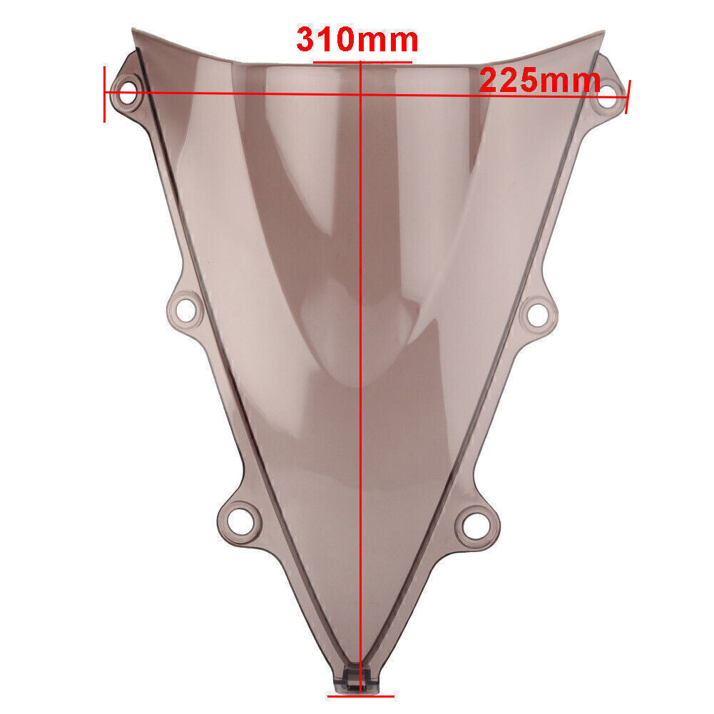 Front Windshield Windscreen Windproof for Honda CBR300R 2014 - 2020 Deep-Iridium