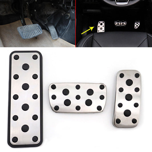 3X Foot Gas Brake Pedals Cover Fit for Subaru Legacy Outback Impreza Fitester 06-18