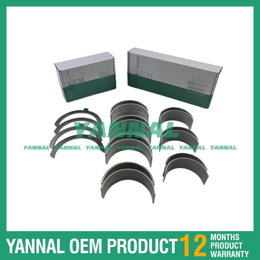 Suitable for Yanmar 3TNV80F main crankshaft and connecting rod bearing kit STD