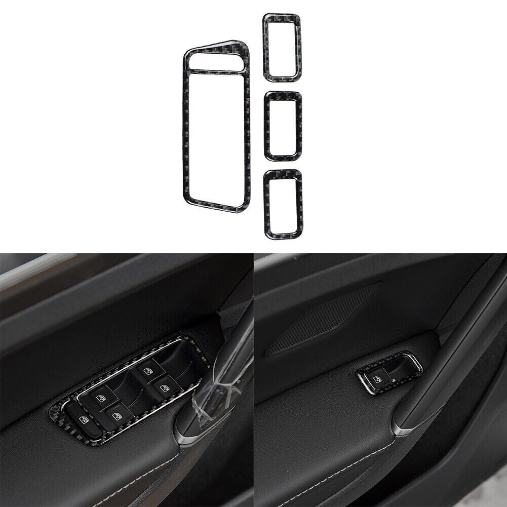 52Pcs Real Carbon Fiber Kits Full Interior Trim for VW for Golf 7 GTI Mk7 2013-2017