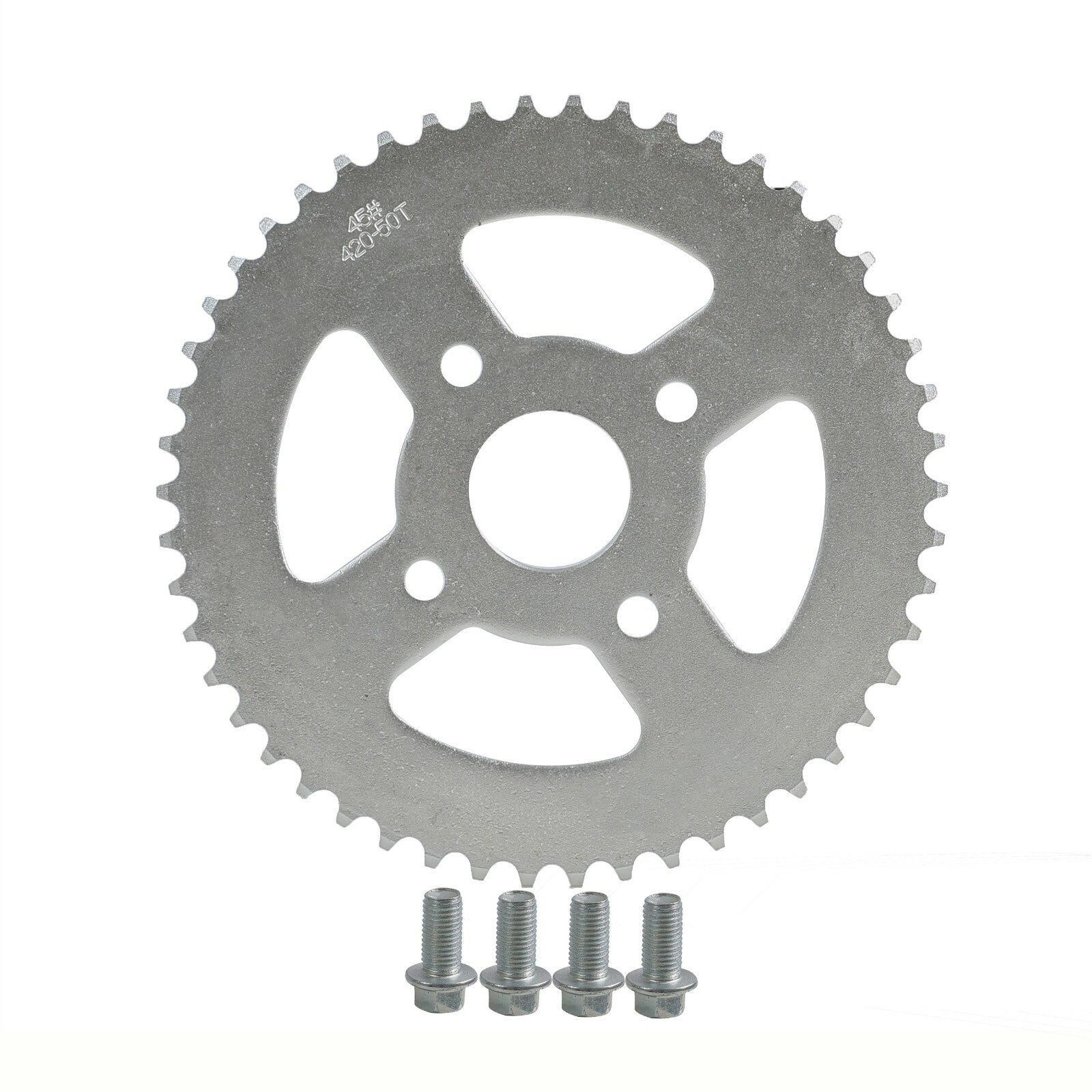 420 50T 40mm chain rear sprocket bolt kit for CT200U for mini bikes, Taodao all-terrain vehicles, off-road vehicles
