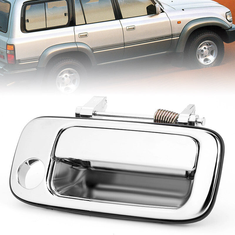 Front Right Chrome Outer Door Handle for Toyota Landcruiser 80 Series 1990-1998