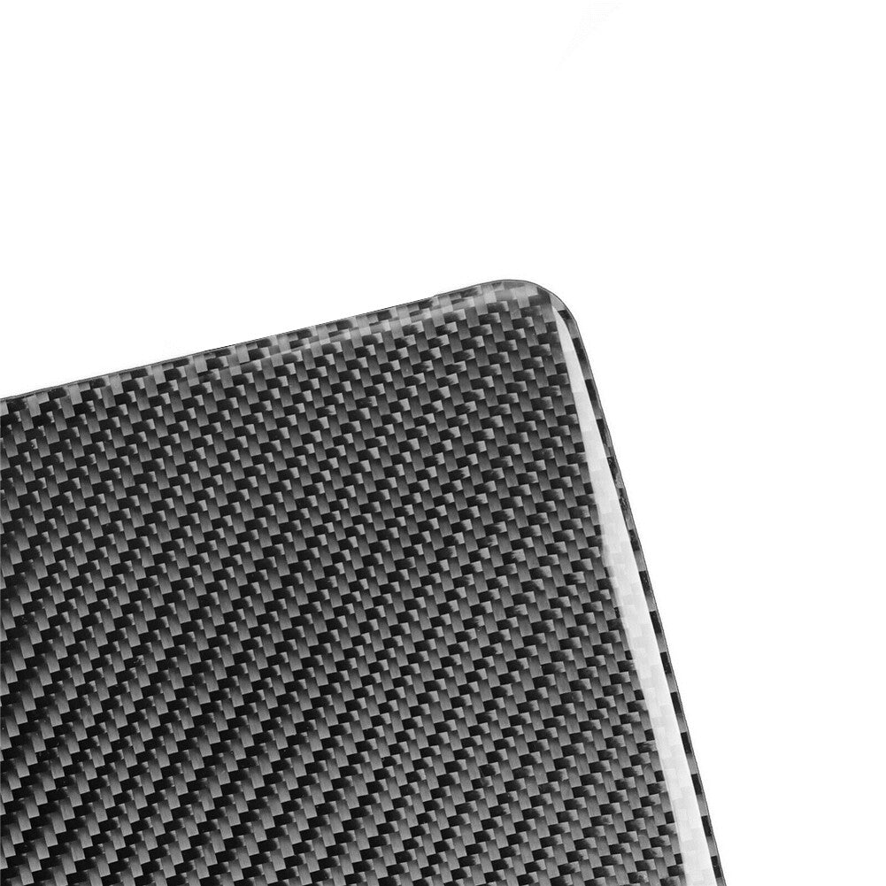 2X Carbon Fiber Center Console Cupholder Cover Trim for Tesla for Model Y 3 Type A