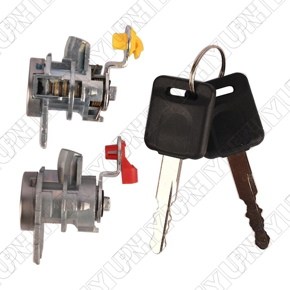 2 x Door Lock Cylinders+2Keys for Nissan Versa 2007-2013 H0601-EL00B H0601-EL00A